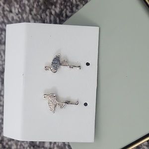 Flamingo earrings